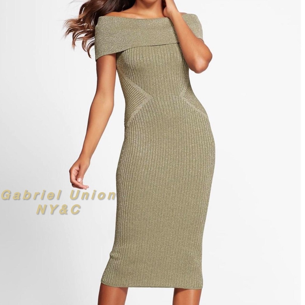 Off-Shoulder Dress Gabriel Union NY&C New